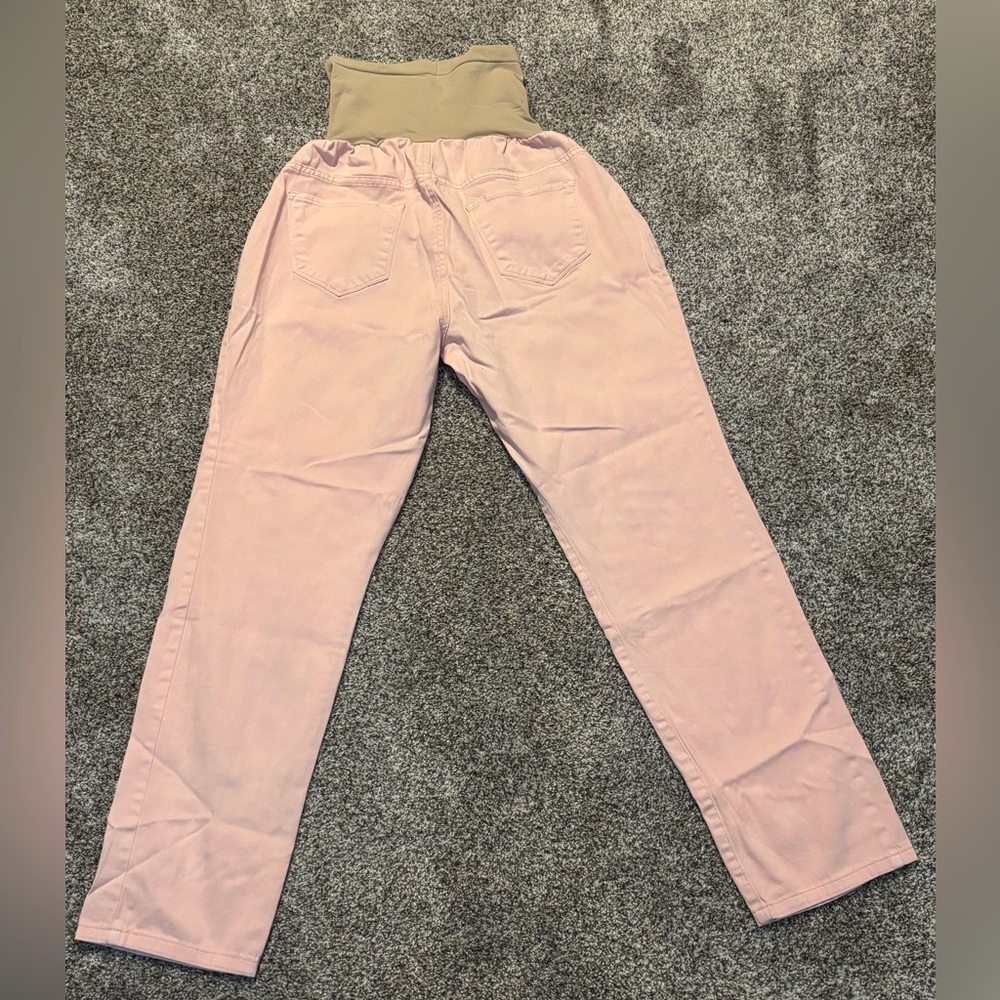Motherhood Maternity Blush and Beige Pants - Picture 6 of 7